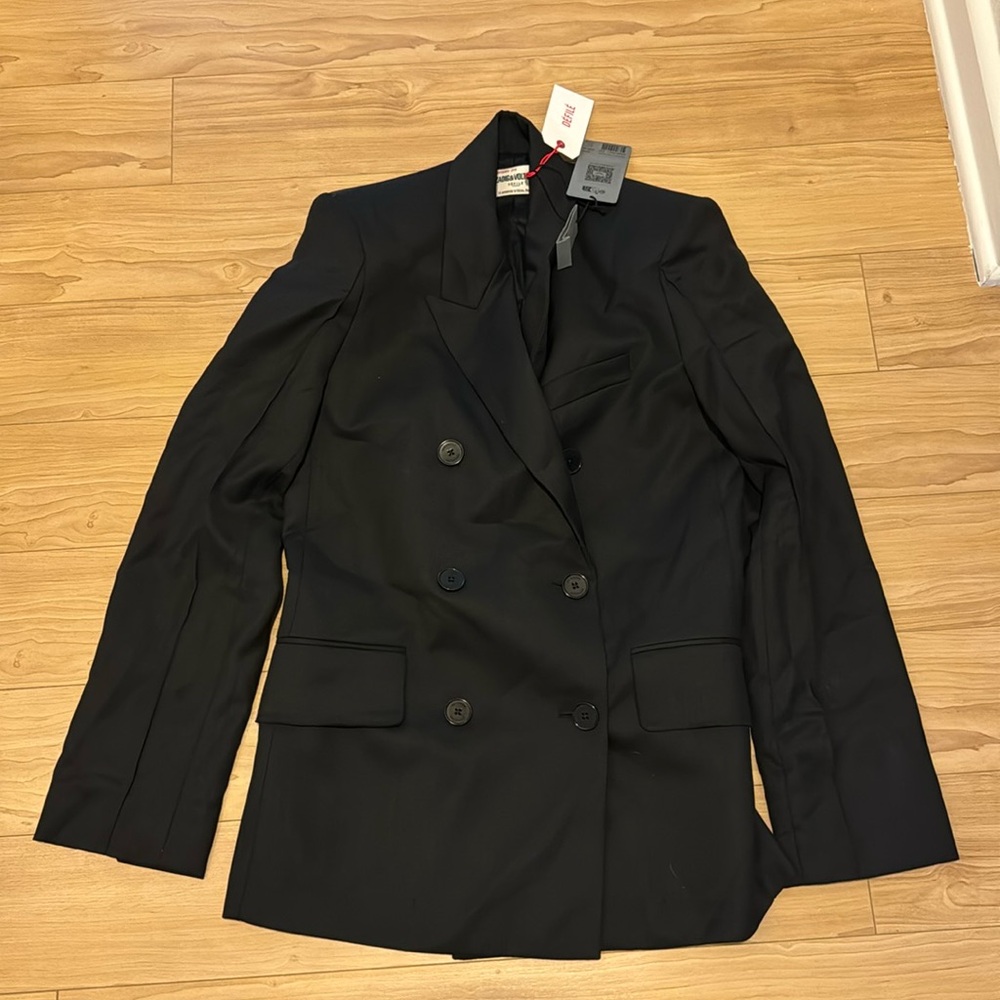 NWT Zadig & Voltaire Open Back Blazer